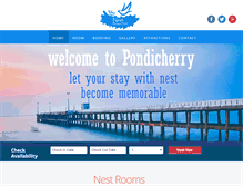Tablet Screenshot of nestpondy.com